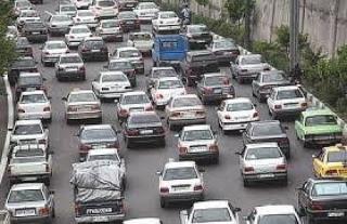 ترافیک سنگین در بزرگراه های تهران با شروع هفته