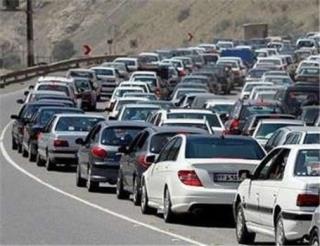 ترافیک نیمه سنگین در باند جنوبی آزادراه تهران - کرج