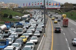 وضعیت ترافیکی راه ها