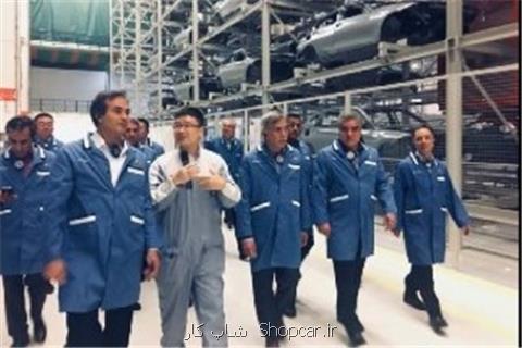 حضور سایپا در کارخانه ب ام و چین