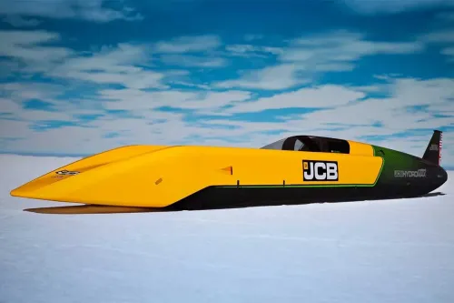 سریع ترین خودروی هیدروژنی JCB و ثبت یک رکورد تاریخی