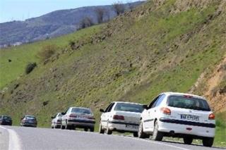 ترافیک پرحجم در محور چالوس