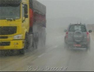 بارش برف در جاده های کشور