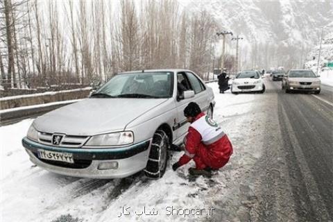 بارش برف در جاده های کشور از فردا